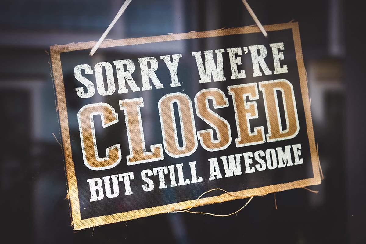 Kitchen showroom closed | Lead Wolf